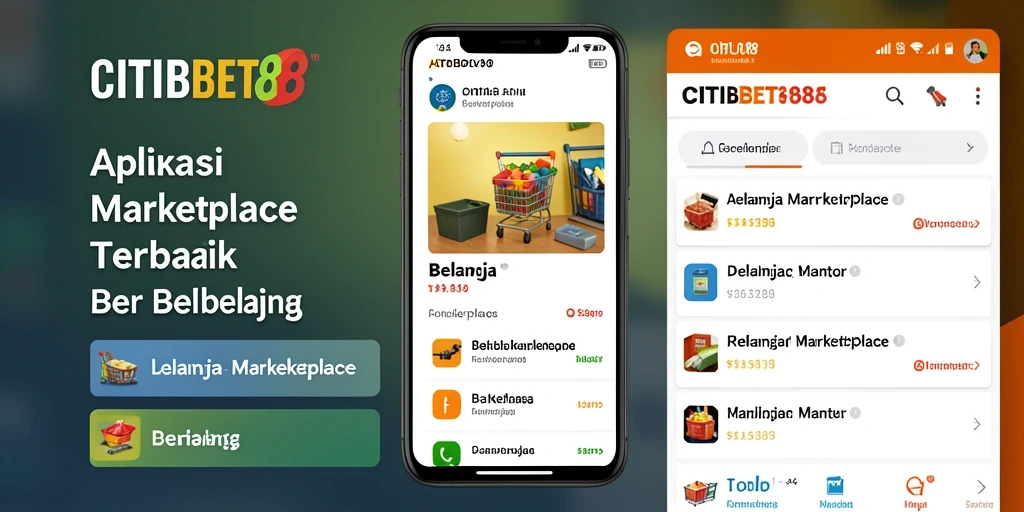 Antarmuka aplikasi CITIBET88 yang user-friendly untuk belanja online.