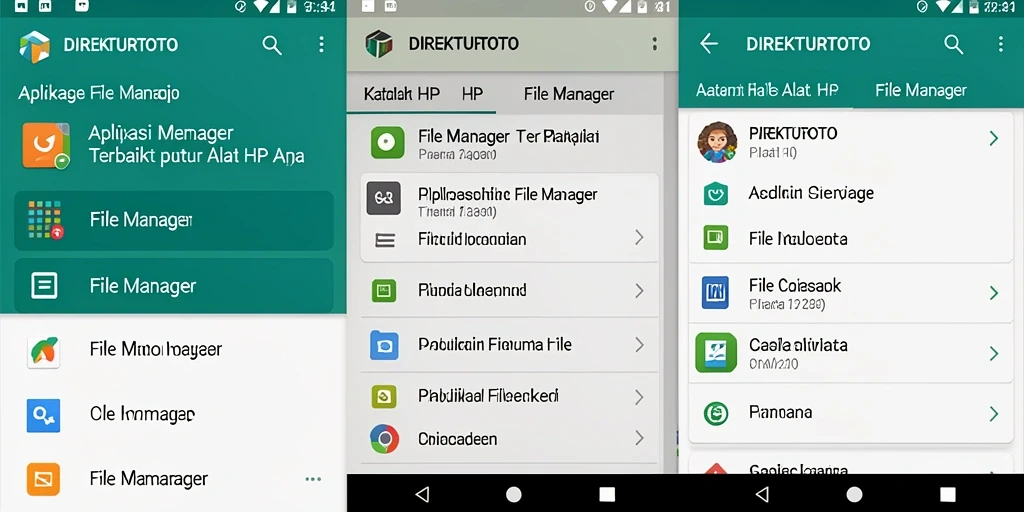 Antarmuka aplikasi DIREKTURTOTO yang intuitif dan fungsional.