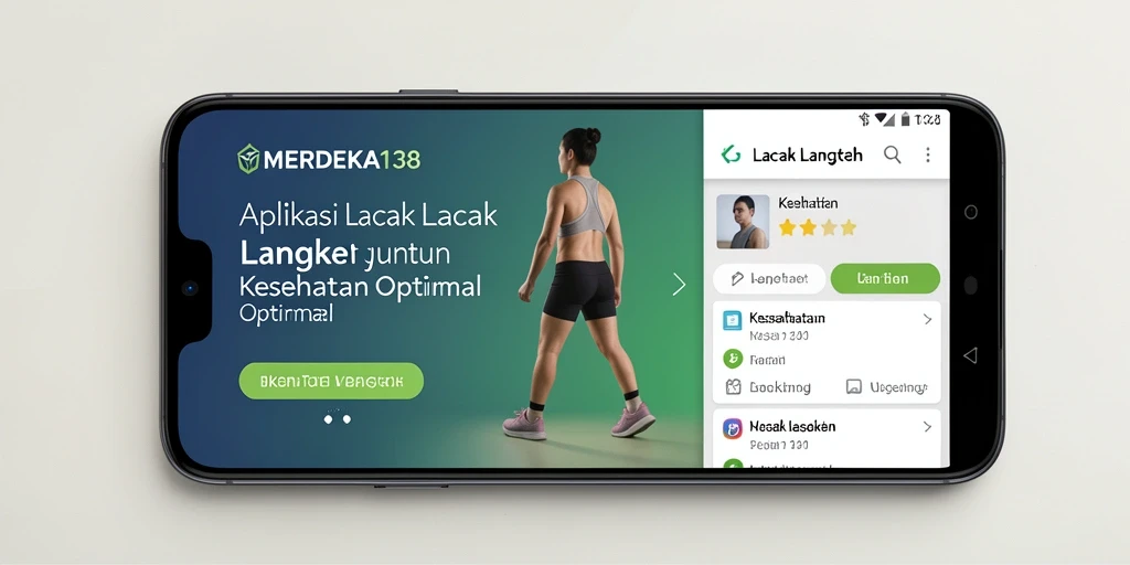 Antarmuka pengguna MERDEKA138 menunjukkan fitur Lacak Langkah yang menarik.