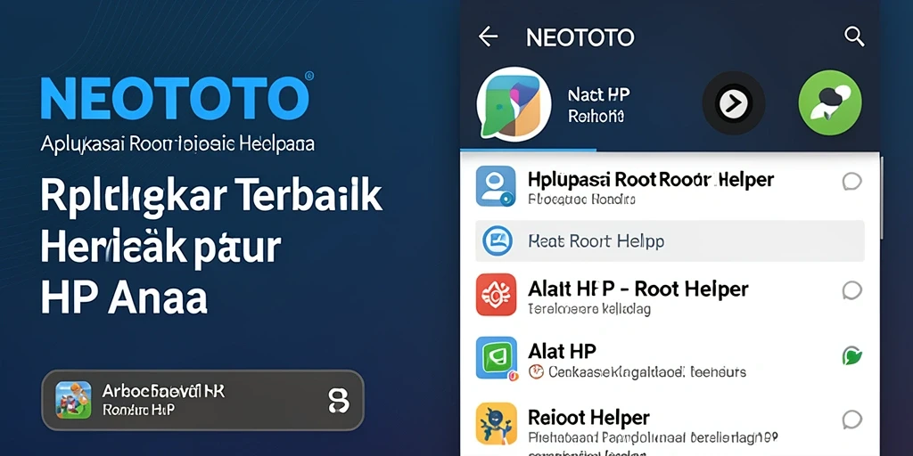 Tampilan antarmuka utama NEOTOTO yang sederhana dan mudah digunakan.